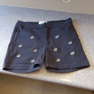 Mizzou Tiger College Women's Black Shorts Size L